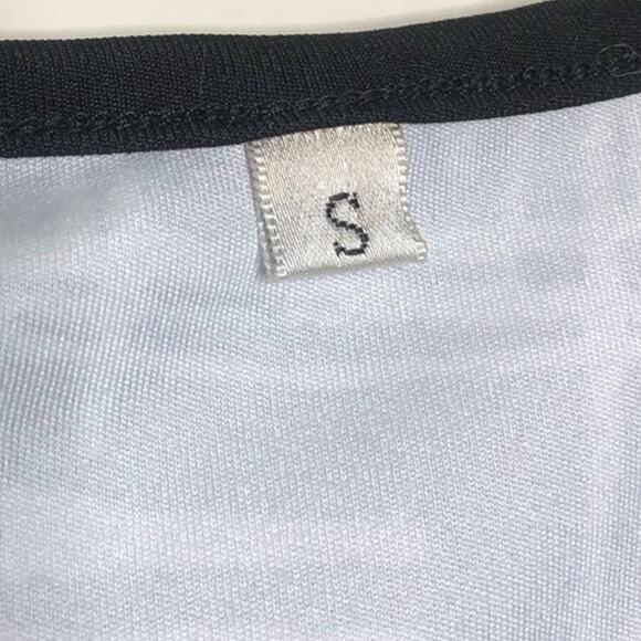 ASOS Black & White Geometric Cap Sleeve Pencil Dress Small - Picture 9 of 11